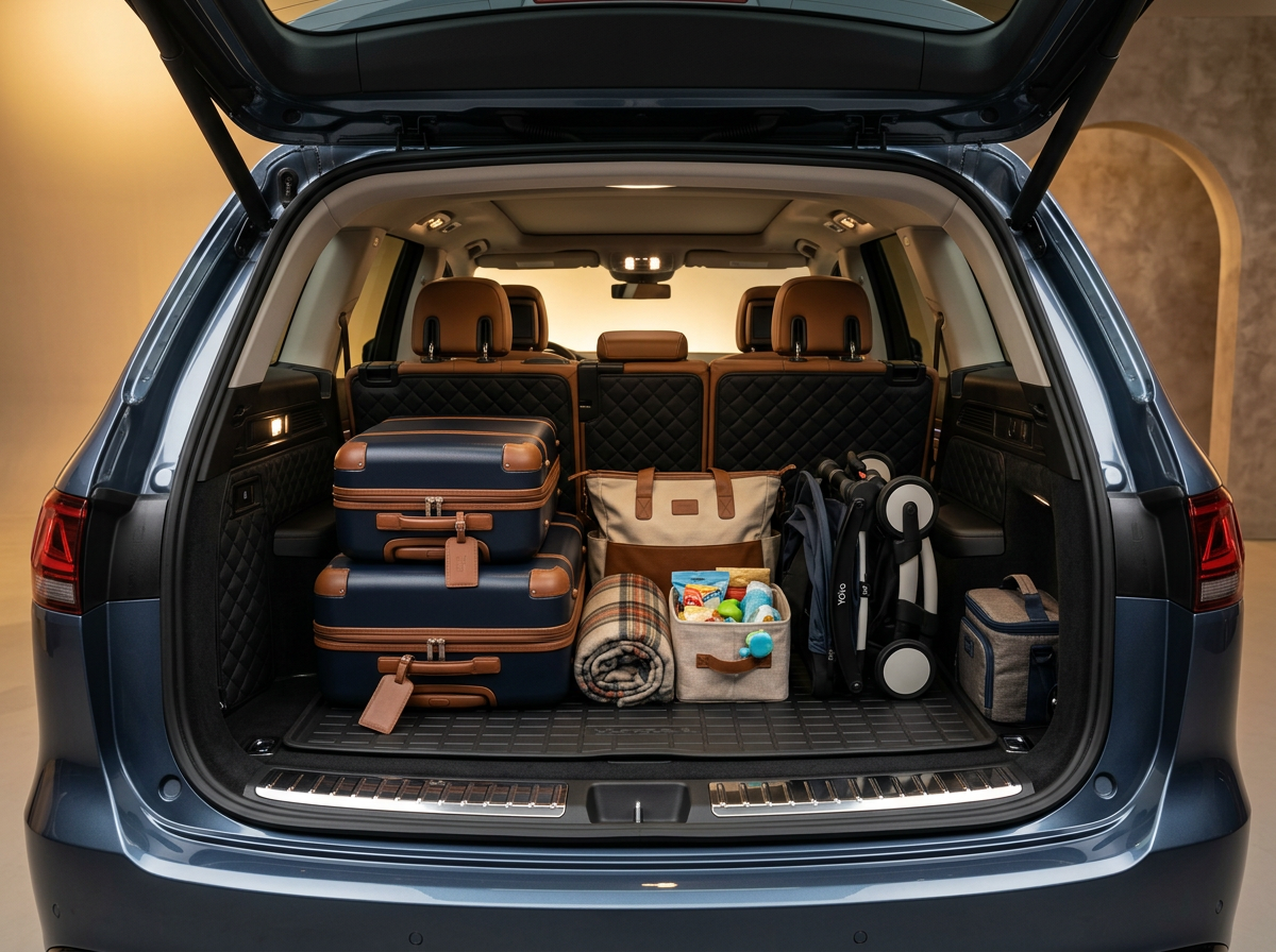 GWM Tank 500 cargo area, family-ready and upscale